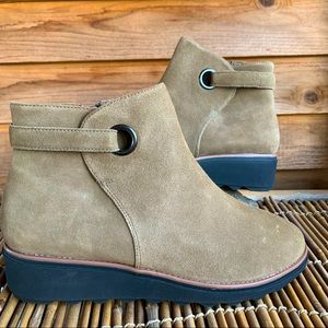 Clarks Sharon Spring Suede Shoes